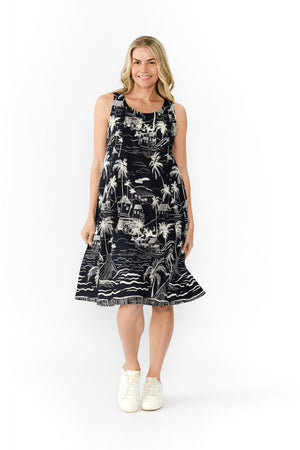 Dress Sleeveless - Beach Navy