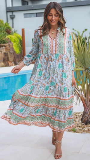 🌟SALE - Rylee Midi With Long Sleeves