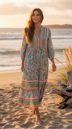 🌟SALE - Rylee Midi With Long Sleeves