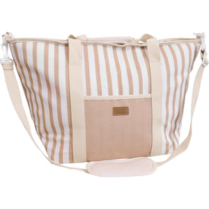 BEACH COOLER CANVAS TOTE
