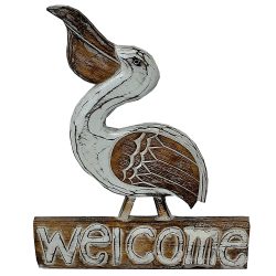 WELCOME SIGN PELICAN