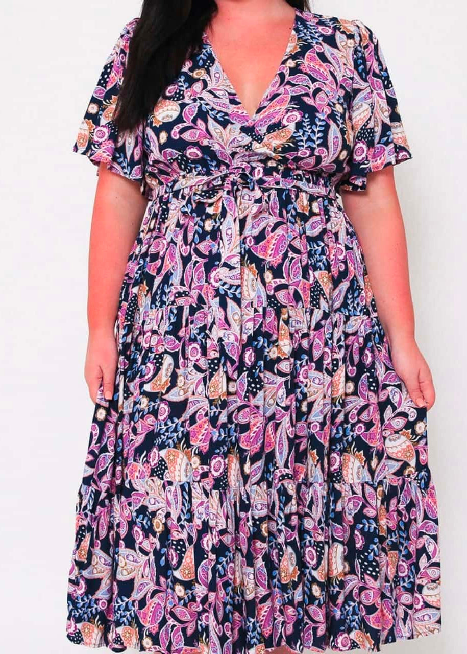 🌟SALE - Luna V-Neck Midi Dress