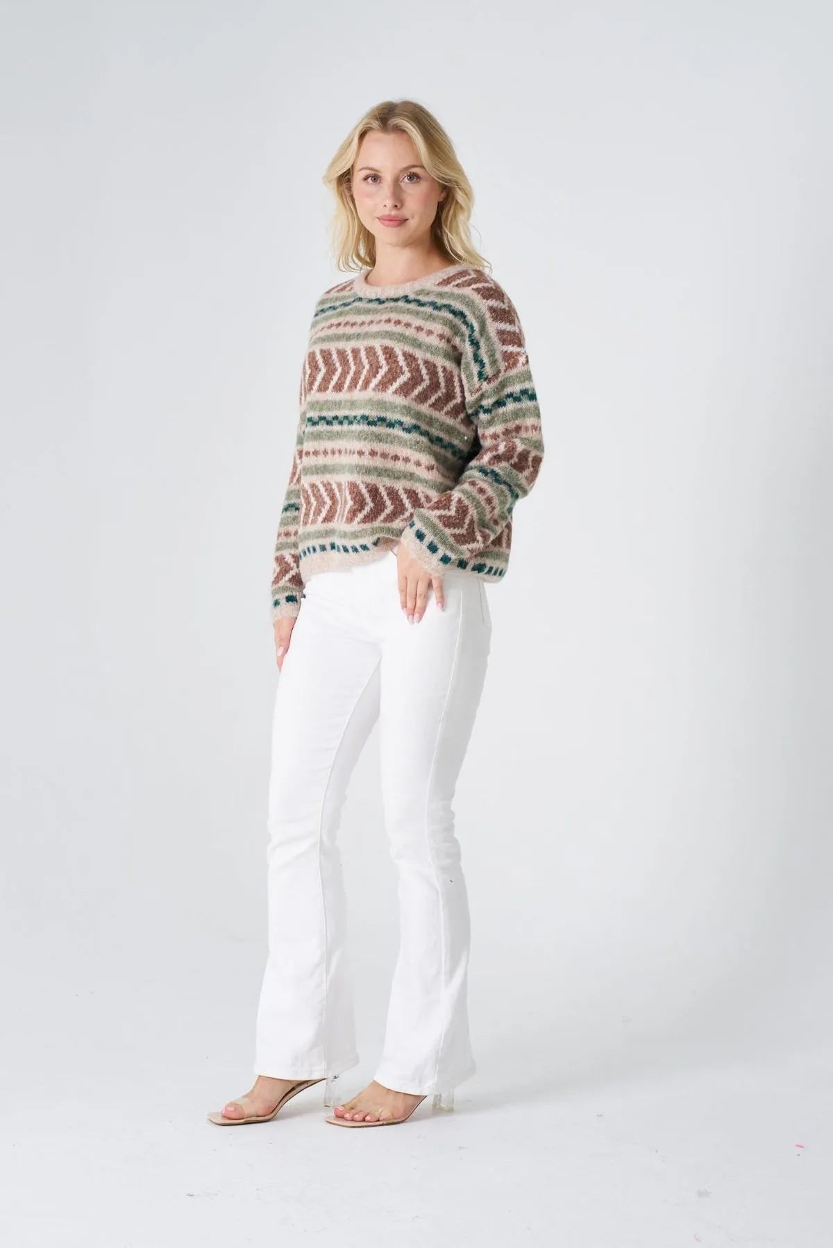#Nenita Round Neck Knit Jumper