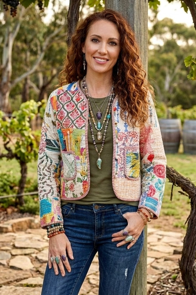 Patchwork Quilted Jacket