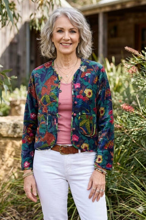 Cotton Velvet Jacket