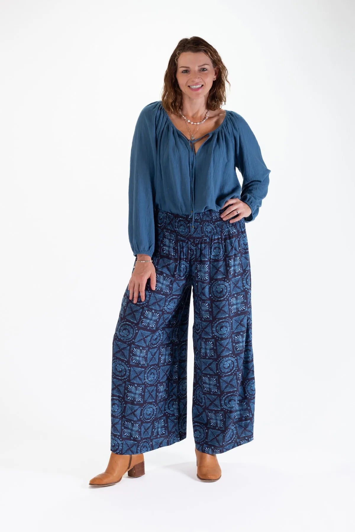 Dolly Wide Leg Flared Pants