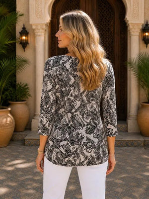 Digital 3/4 Sleeve Tee - Shastri