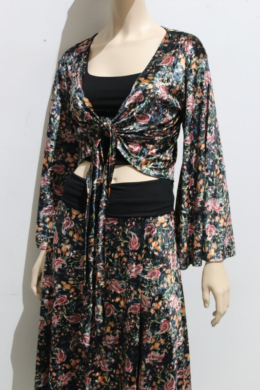 Mod Velour Kabaya Top