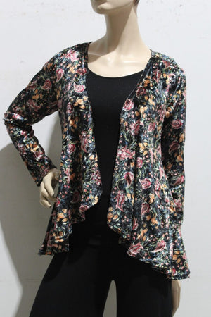 VELOUR A-LINE GORED JACKET