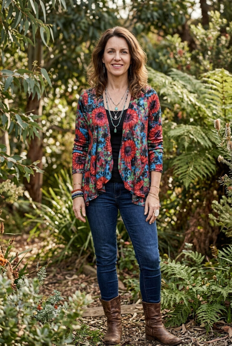 VELOUR A-LINE GORED JACKET