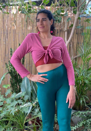 MAMA SVIT CROPPED JERSEY JACKET