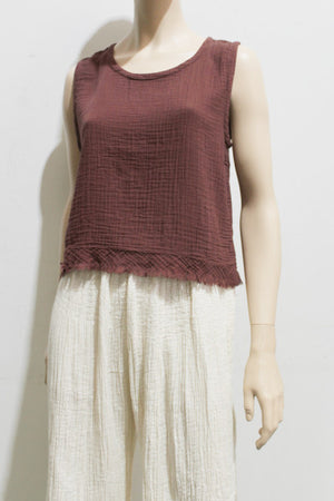 Cheese Cloth Shell Top