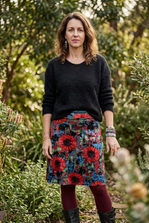 MOD Velour Mini Stretch Skirt