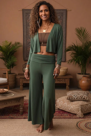 MAMA SVIT CROPPED JERSEY JACKET