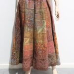 Wide Leg Kantha Blockprint Pants