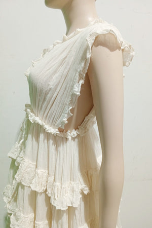 Bobby Cascade Ruffle Maxi Dress
