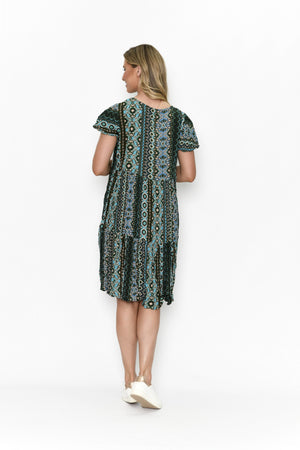 Kimberley Mini Dress V Neck