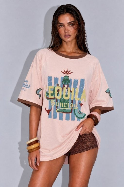 Refuge Tee - Tequila Sunrise