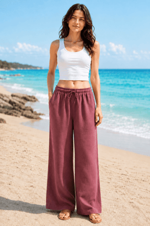 Tanashiri Wide Leg Pants
