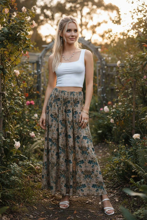 #Cottage Crepe Super Flared Pants