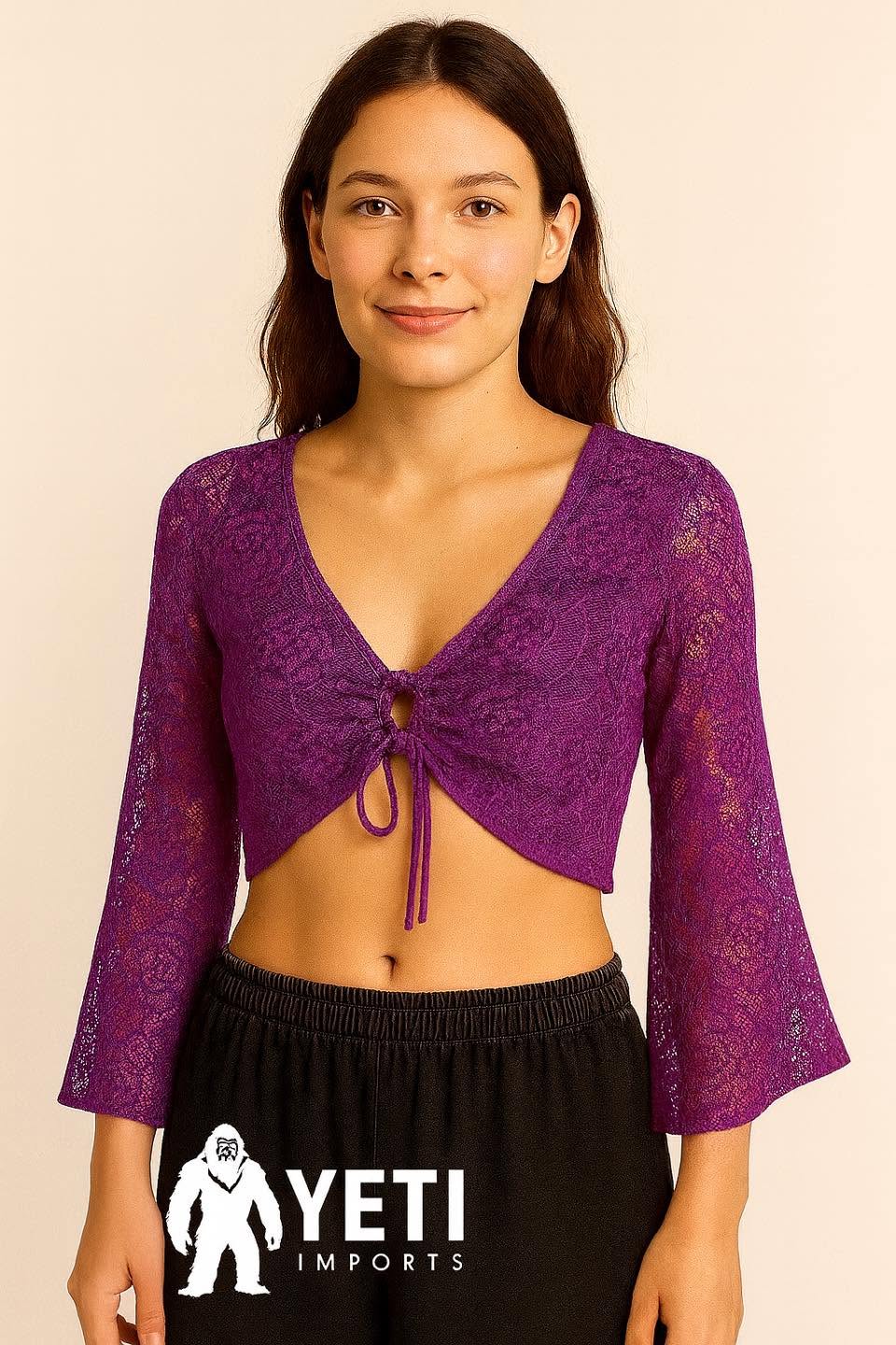 Lace Long Sleeve Top