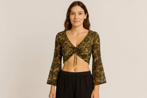 Lace Long Sleeve Top