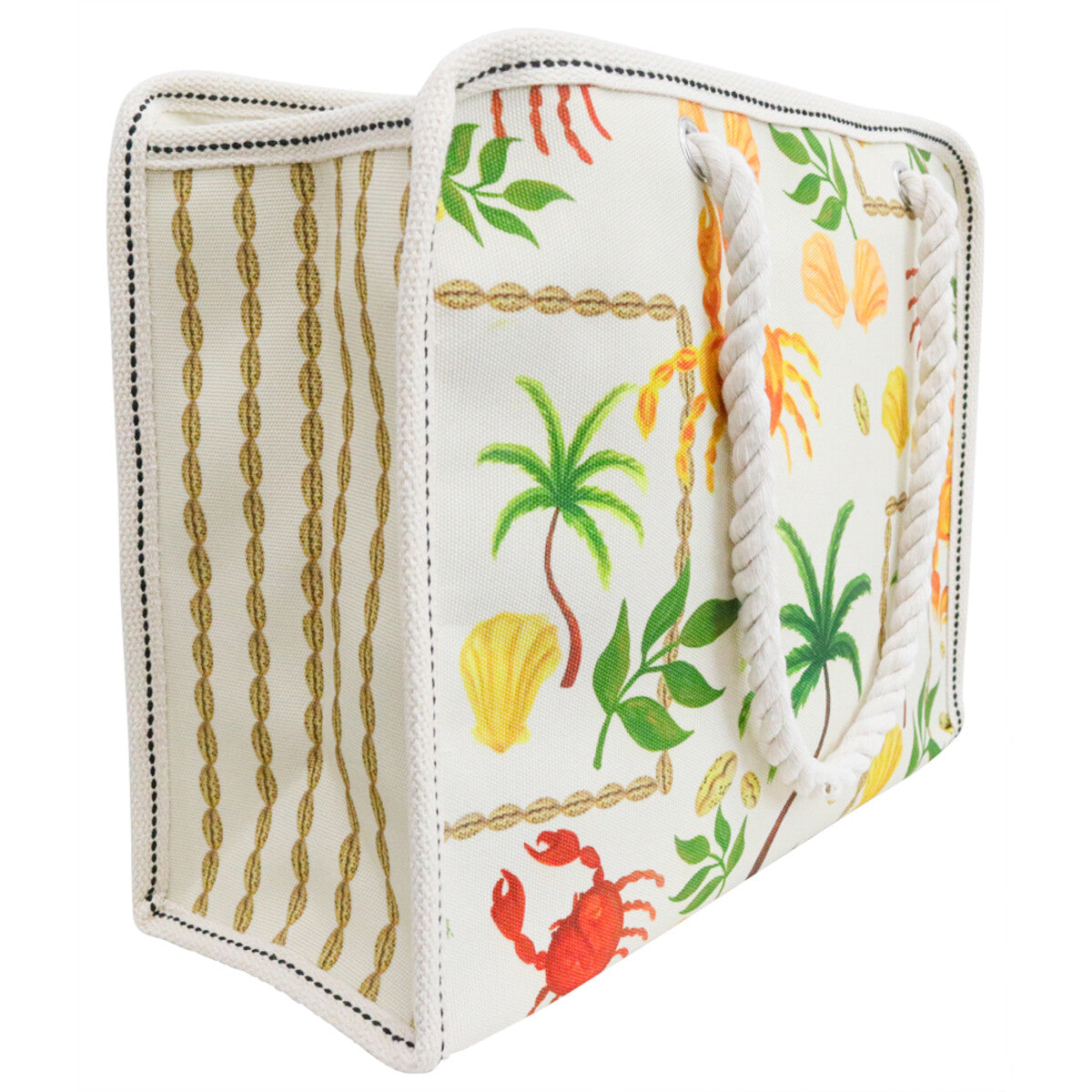 Coastal Tote Bag With Rope Handle