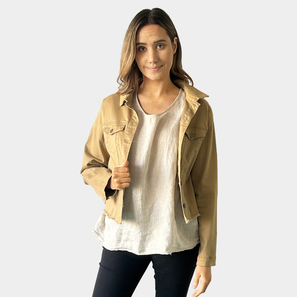 Jacket with Frayed Edges main image 1