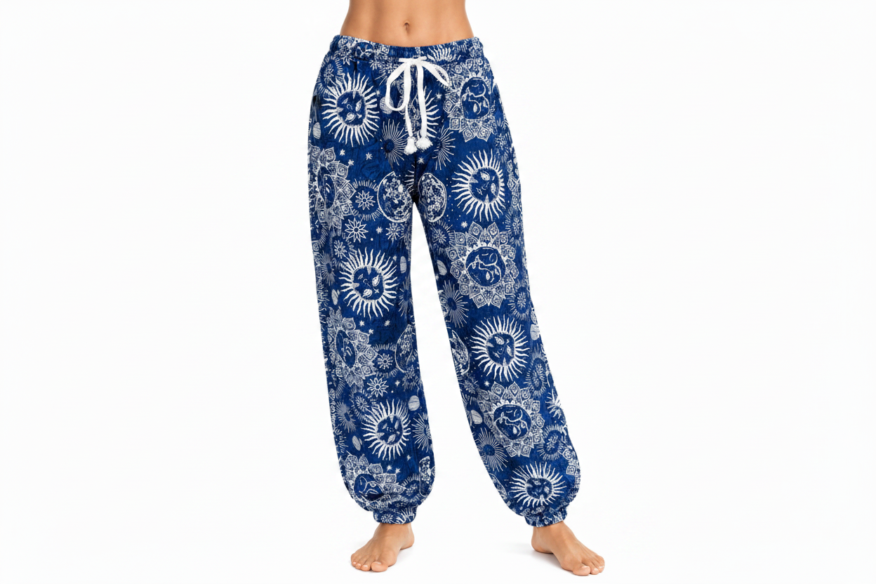 Sun Printed Harem Pants