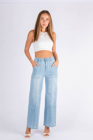 WAKEE WIDE LEG JEANS