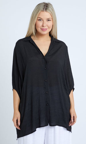 ELOISE COLLAR BUTTON BLOUSE