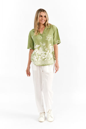 Top Collar - Tropical Border