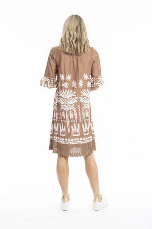 Hannah Tunic Mini Dress - Tribal Border
