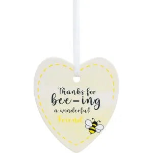 Hanging Heart - Bee Sayings