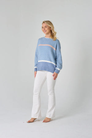#Espernaz Round Neck Knit Jumper