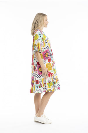Charli Tassle Tie Dress - Simple Blocks