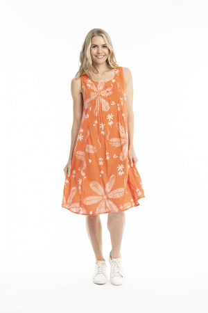 Dress Sleeveless - Large Flora