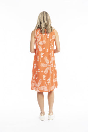 Dress Sleeveless - Large Flora