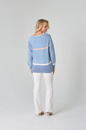 #Espernaz Round Neck Knit Jumper