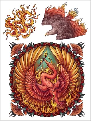 Wild Wisdom Tattoo Stickers With 10 Ritual Cards