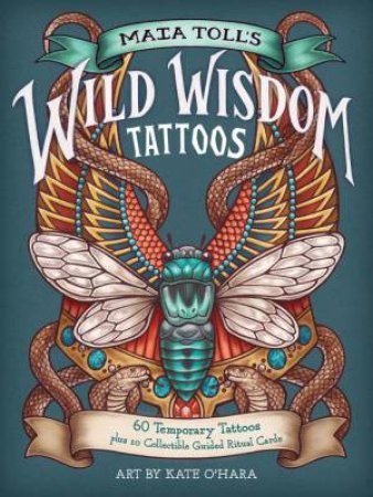 Wild Wisdom Tattoo Stickers With 10 Ritual Cards