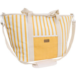 BEACH COOLER CANVAS TOTE