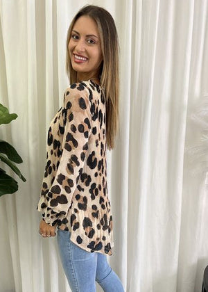 🌟SALE - April Chiffon Pleated Top