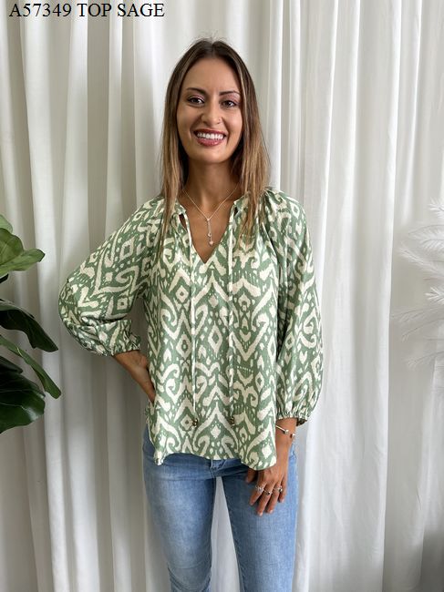 AMELIE LONG SLEEVE TOP