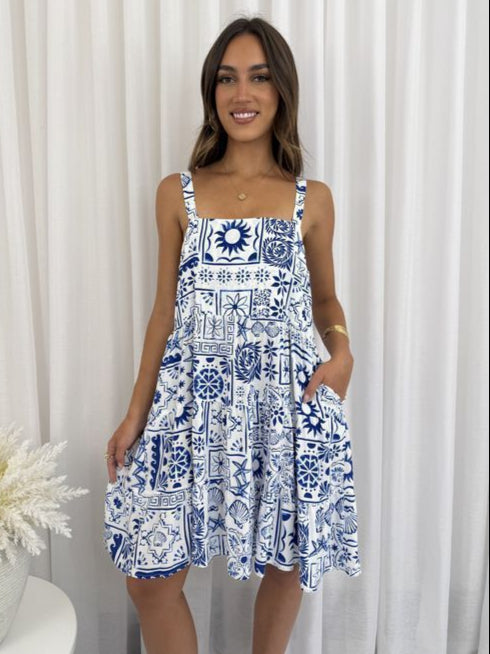 SEASHELL DAYS MINI DRESS