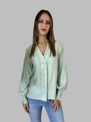 NATASHA SILK FEEL BLOUSE