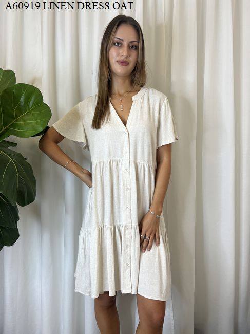 GRACE TWO TIER LINE MINI DRESS