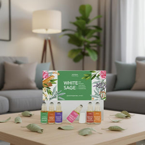 White Sage Aromatherapy Set Of 6 Roll On