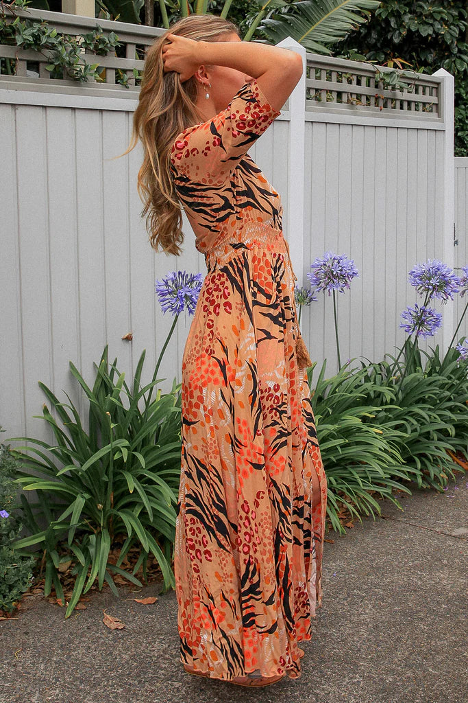 Aislinn 1/2 Sleeve Maxi Dress