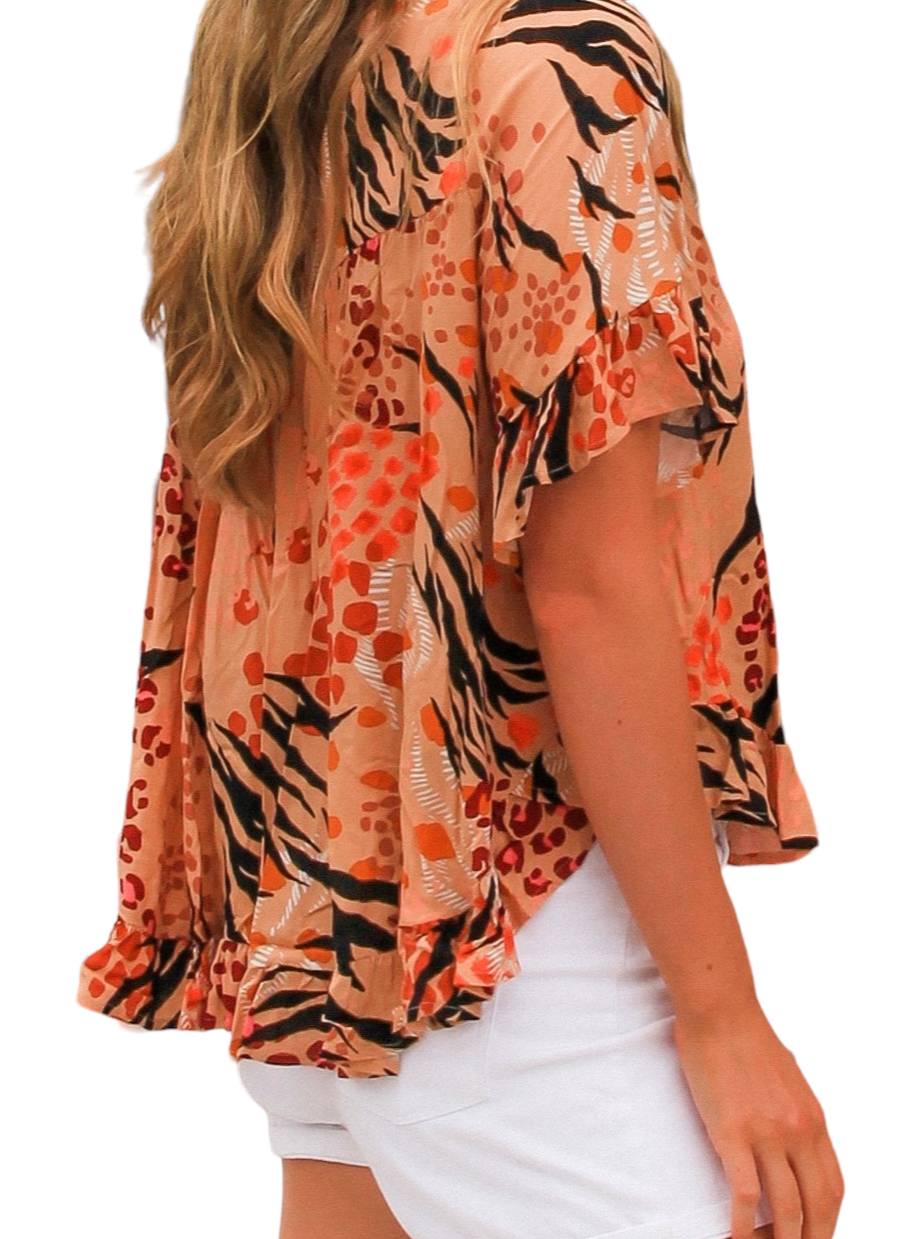 Aislinn Round Neck Top